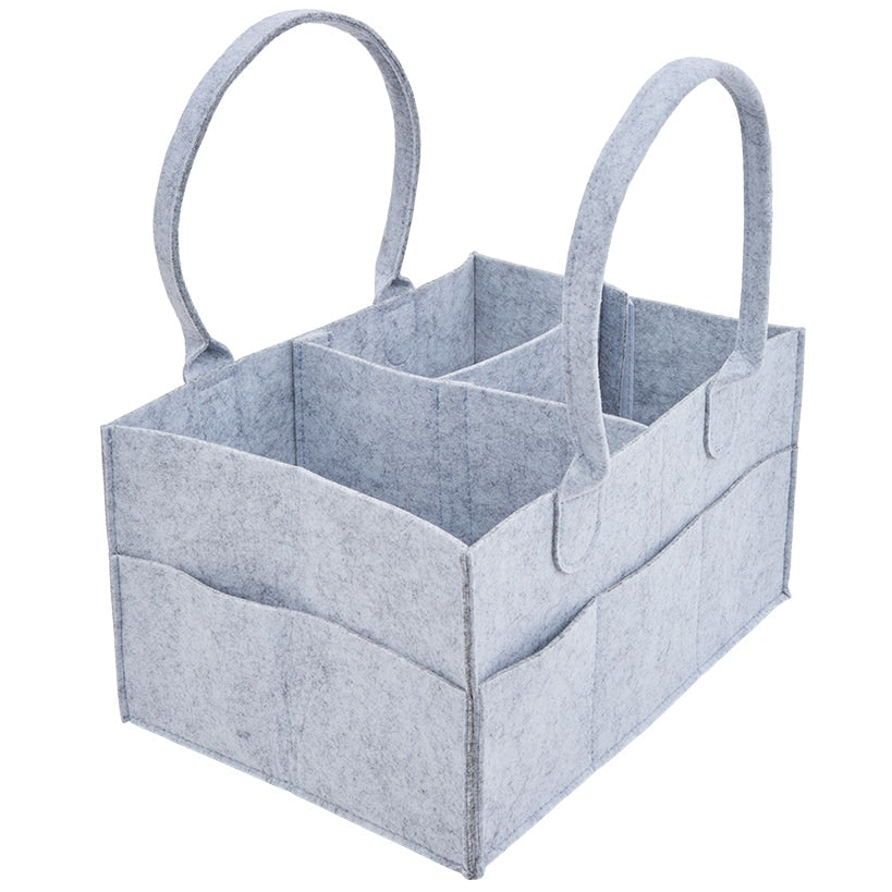 Foldable Felt Storage Caddy with Handles
